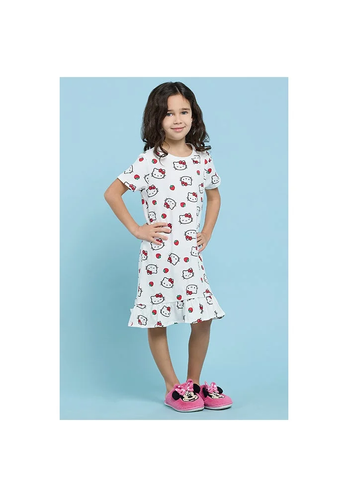 R&b 2 Pack Hello Kitty Print Nightdresses