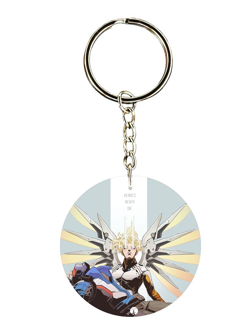 RKN Video Game Overwatch Double Side Printed Keychain