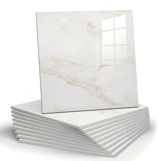 10PCS MARBLE PEEL AND STICK BACKSPLASH WATERPROOF WASHROOM WALL PANELS PEEL AND STICK TILE PVC FOAM WALL PANELS FOR KITCHENBATHROOMLIVING ROOMCOLORFUL WHITE AND YELLOW118 X 118