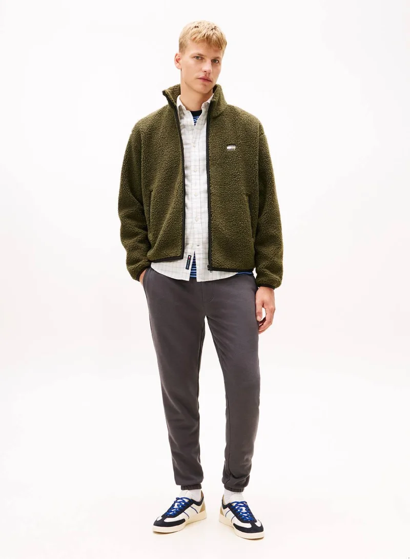 Tommy Flag Embroidery Cuffed Slim Joggers