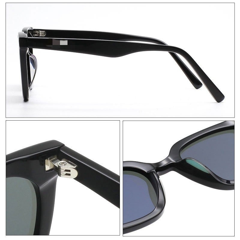 High-Quality Acetate Glasses Trendy Street Style Cat-Eye Gm Sunglasses For Women With A Sophisticated Look, Face-Slimming Nylon Sunglasses - Image 5