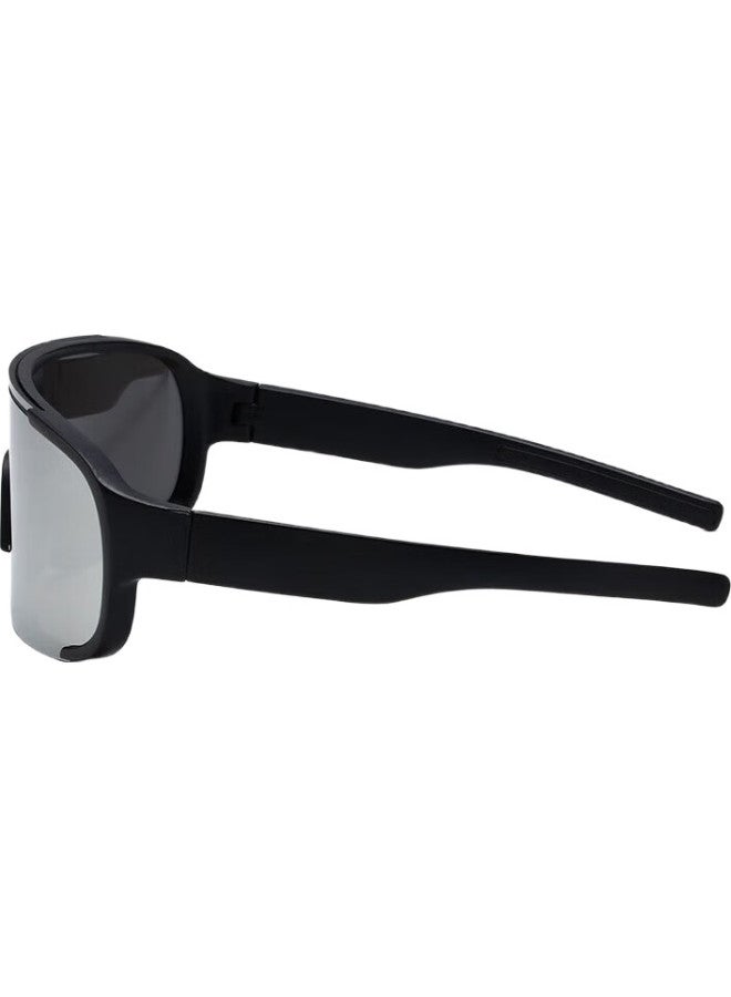 FESETE Cycling Glasses, Goggles, Hiking Glasses, Cycling Sunglasses, Bicycle Windproof Sunglasses, Black Frame With White Mercury Lenses - Image 2