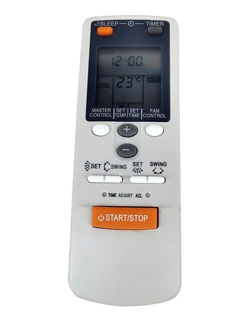 Replacement A/C Remote Control for Fujitsu Air Conditioner AR-DL10 AR-DL12 AR-DL4 AR-JW3 AR-JW17 AR-JW27 AR-JW30 AR-JW31 - Image 2