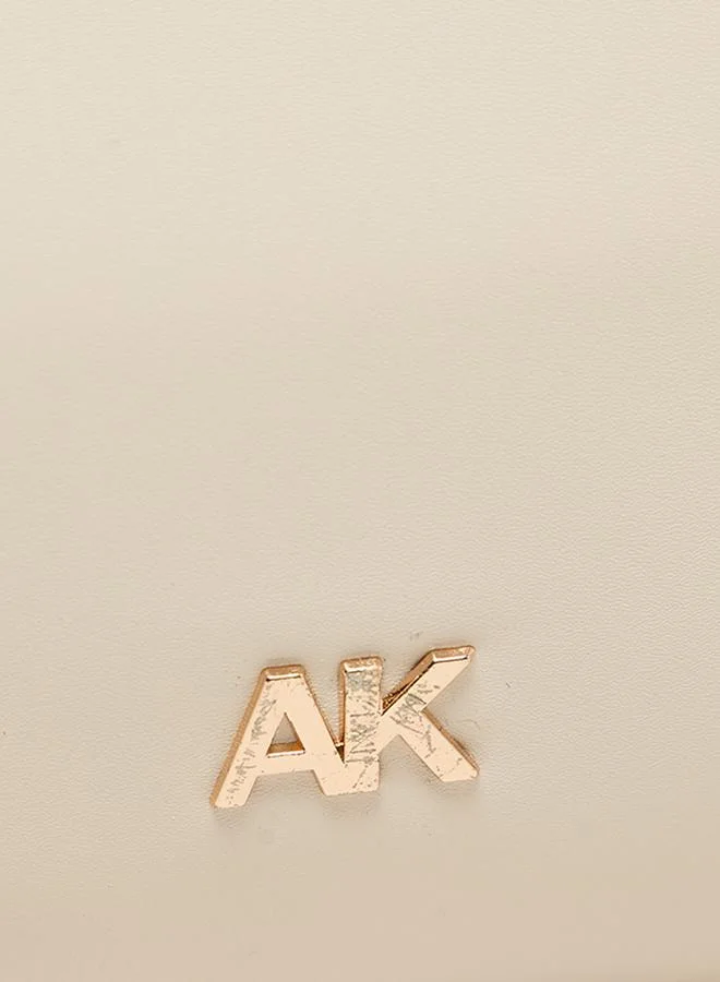 Anne Klein  Monogram PU Zip Closure Tote Bag for Women | Best Price UAE