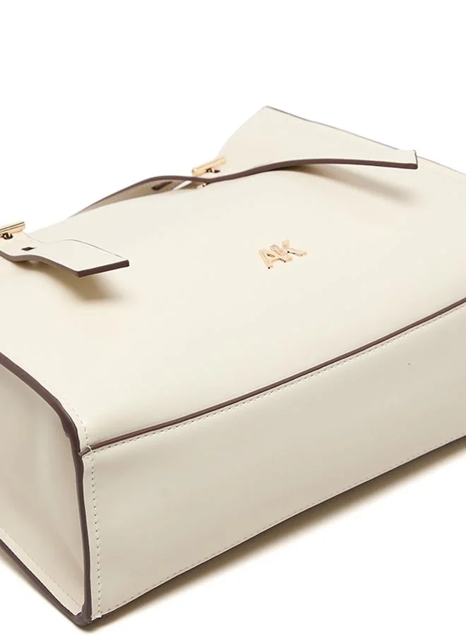 Anne Klein  Monogram PU Zip Closure Tote Bag for Women | Best Price UAE