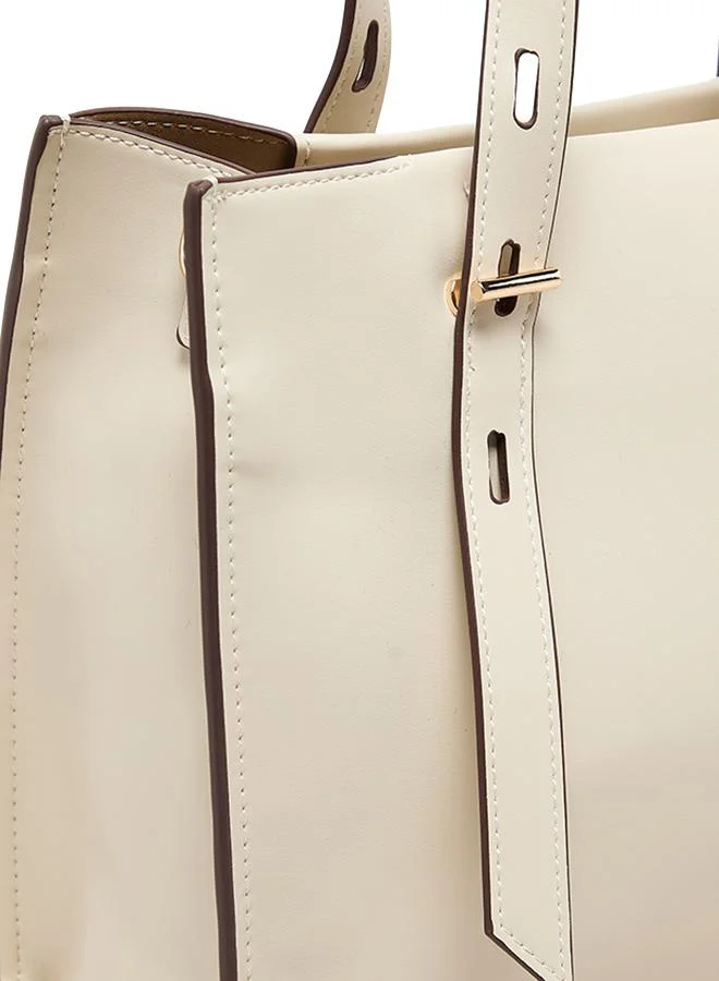 Anne Klein  Monogram PU Zip Closure Tote Bag for Women | Best Price UAE