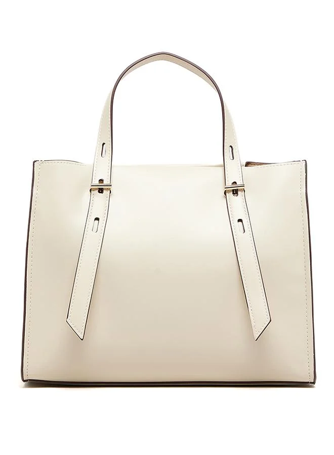 Anne Klein  Monogram PU Zip Closure Tote Bag for Women | Best Price UAE