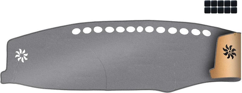 QUYDDC Upgrade Dacron Dashboard Cover for Lexus LS430 (2001-2006) - Grey - Image 1
