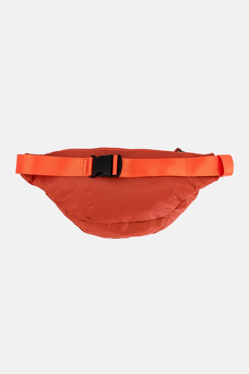 Urban Expressions Women Solid Fanny Bag 41 L x 16 H x 4 W cm, Rust  - Image 2