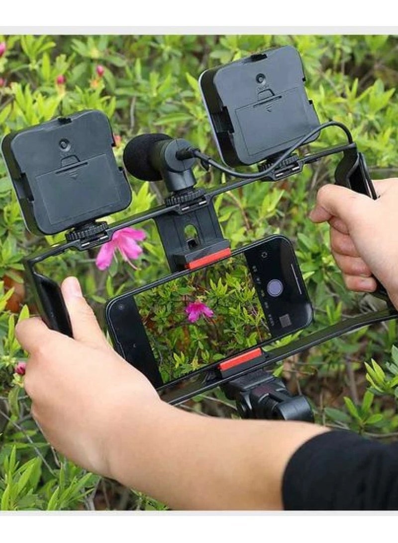 PLOKAMA Professional Mobile Video Kit Plokama PK 778 with Microphone & LED Flashlight - Image 4