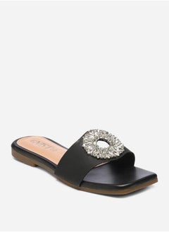 GNIST Embellished Strap Flat Sandals by Styli  - Image 1