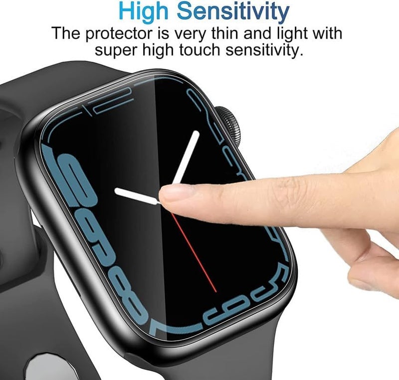 HELLOSCREEN 2-Pack | Screen Protector Guard for Amaz fit Active | 1.75 inch | Smartwatch - Flexible & Ultrathin TPU Film, 9H Scratch Resistant, Bubble Free - Not Tempered Glass - Image 4