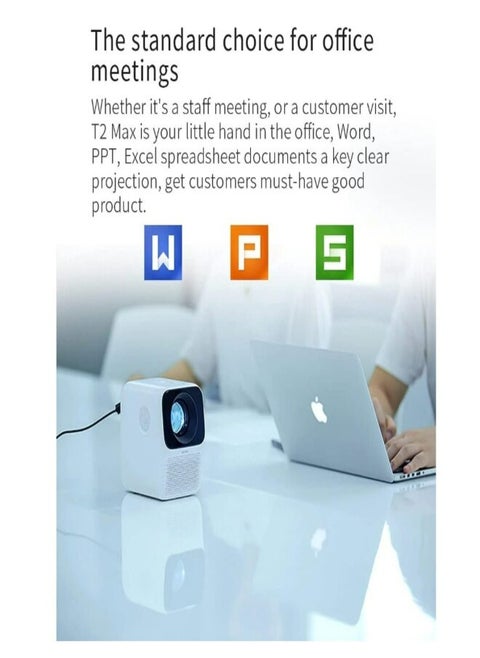 Wanbo Smart Projector T2 MAX LCD Projector LED Support 1080P Vertical USB Connection Portable Mini Home Theater Global Version
