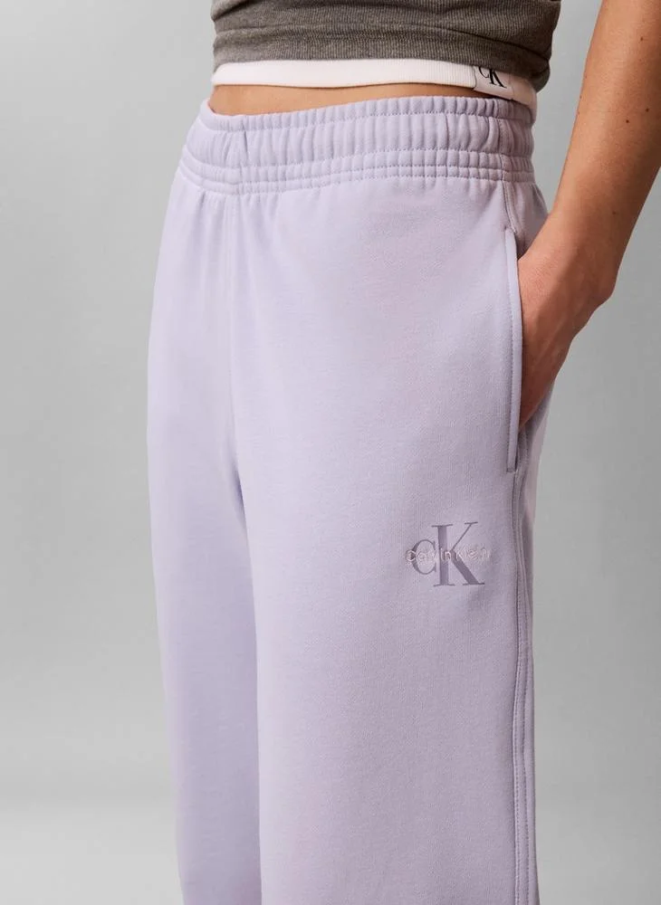 Calvin Klein Jeans Cosmic Sky Monologo French Terry Joggers for Women | Best Price UAE
