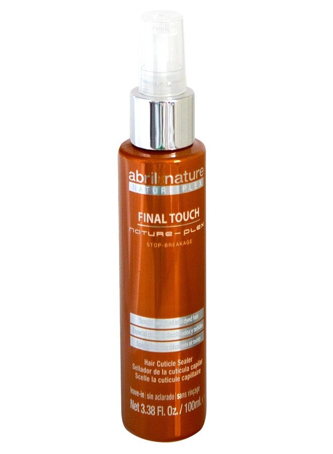 أبريل إيه ناتيتشر أبريل إت ناتشر - ناتشر بليكس، أوقفي التقصف - زيت مرطب للشعر فاينل تاتش - سيروم نهائي بحمض الهيالورونيك - زيت لامع لإصلاح الأطراف المتقصفة - يُترك على الشعر - 100 مل - Image 1