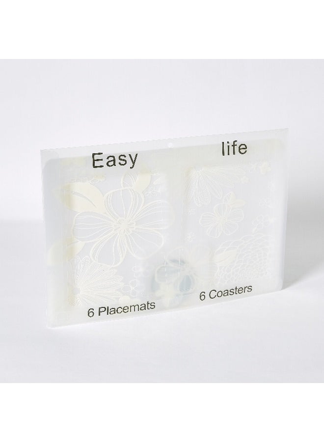 Home Box 12-Piece Blossom Placemat Set  - Image 5