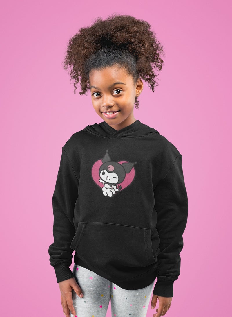 ZOOM هودي أطفال على شكل قلب من كيرومي