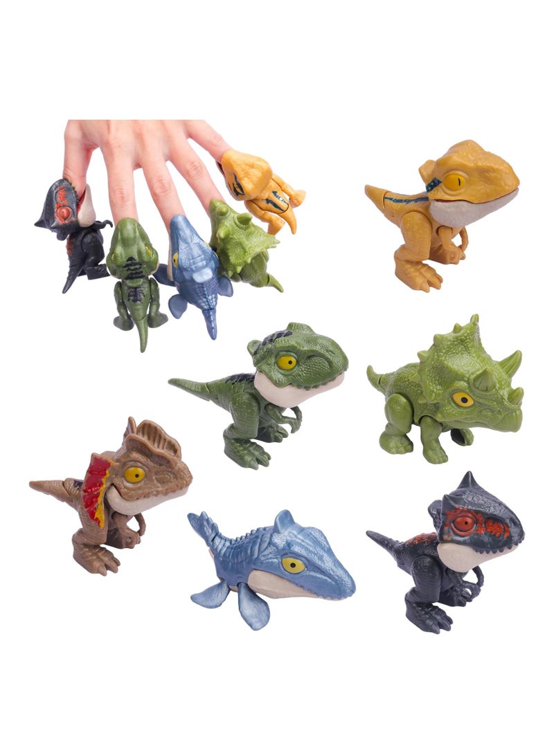 عام 6 قطع من الشخصيات الجمعية للديناصورات، ألعاب ديناصورات مع فك قابل للإزالة، ألعاب ديناصورات للأطفال من عمر 3، 4، 5، 6+، شخصيات ديناصورات. - Image 1