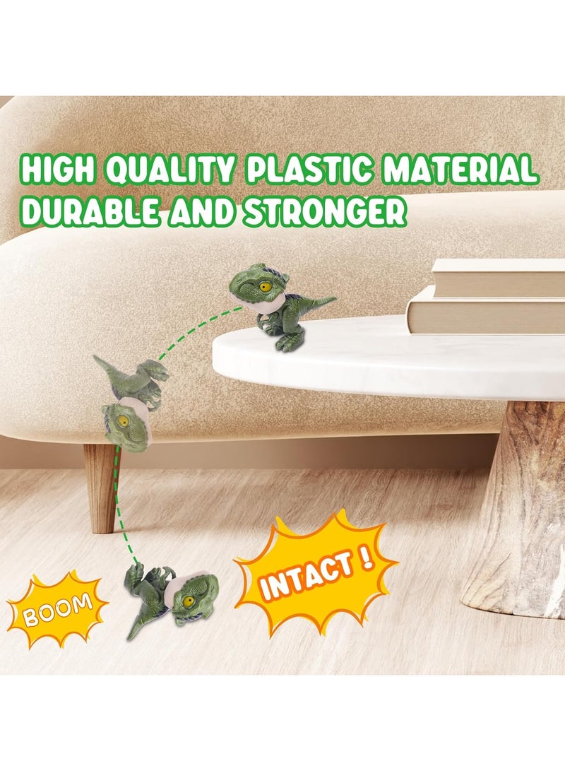 عام 6 قطع من الشخصيات الجمعية للديناصورات، ألعاب ديناصورات مع فك قابل للإزالة، ألعاب ديناصورات للأطفال من عمر 3، 4، 5، 6+، شخصيات ديناصورات. - Image 4