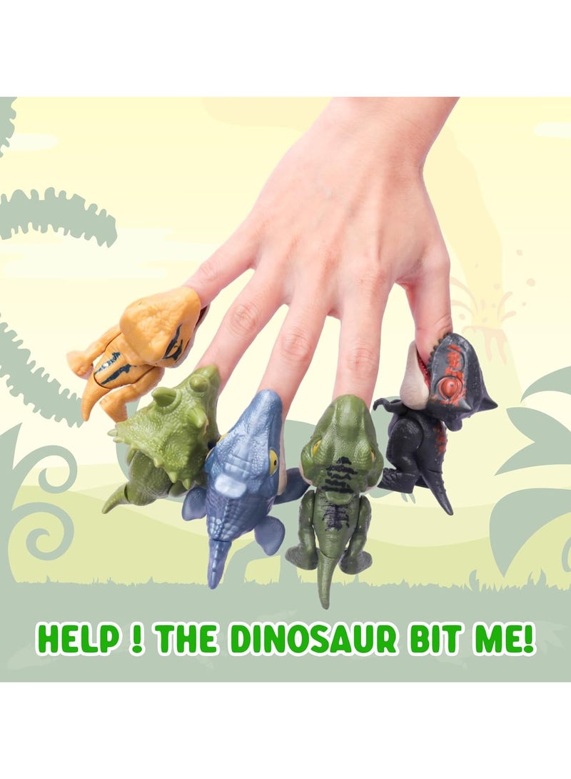 عام 6 قطع من الشخصيات الجمعية للديناصورات، ألعاب ديناصورات مع فك قابل للإزالة، ألعاب ديناصورات للأطفال من عمر 3، 4، 5، 6+، شخصيات ديناصورات. - Image 3