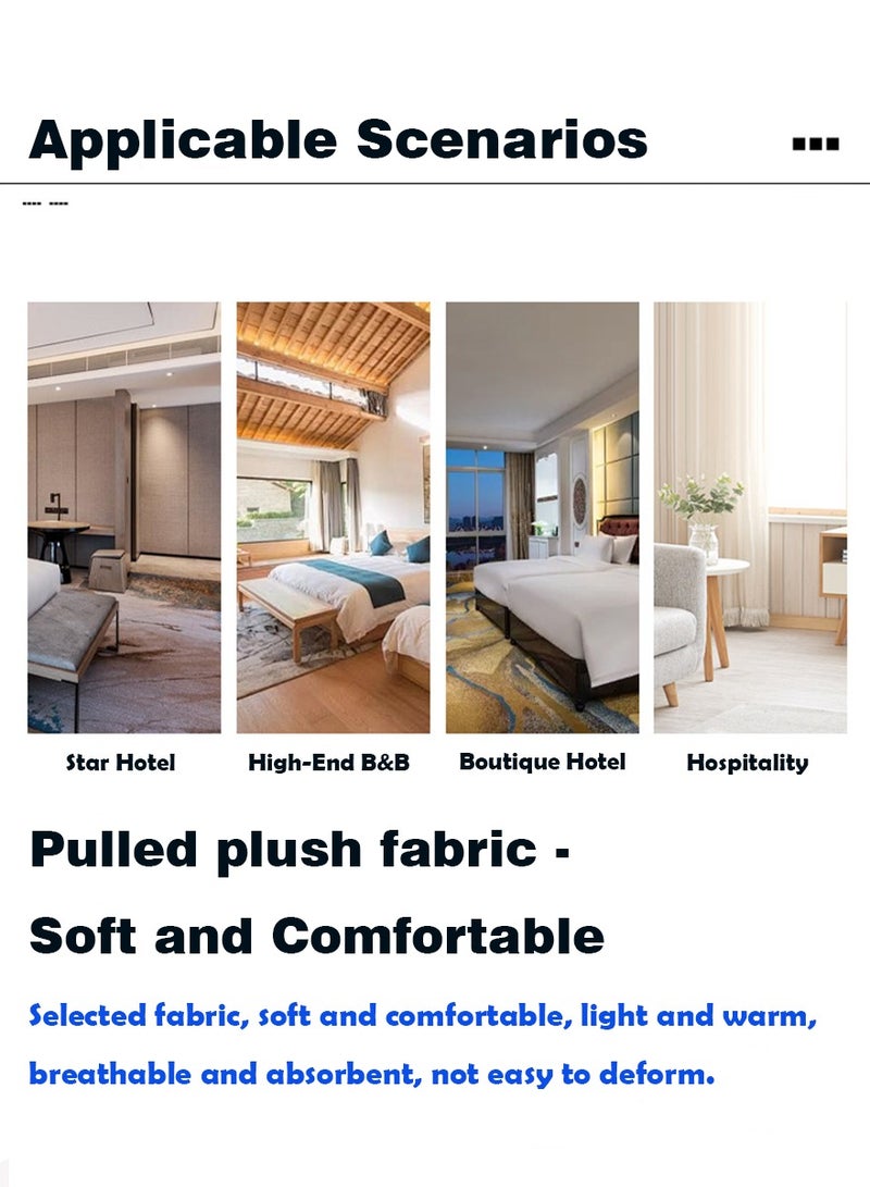 10-Pairs Disposable Bath Slippers White with Gold-banded - Image 2