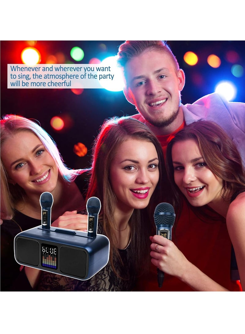 Smart Berry مكبر صوت كاريوكي محمول مع 2 ميكروفون لاسلكي - مثالي للمنزل والحفلات والتجمعات الخارجية - Image 5