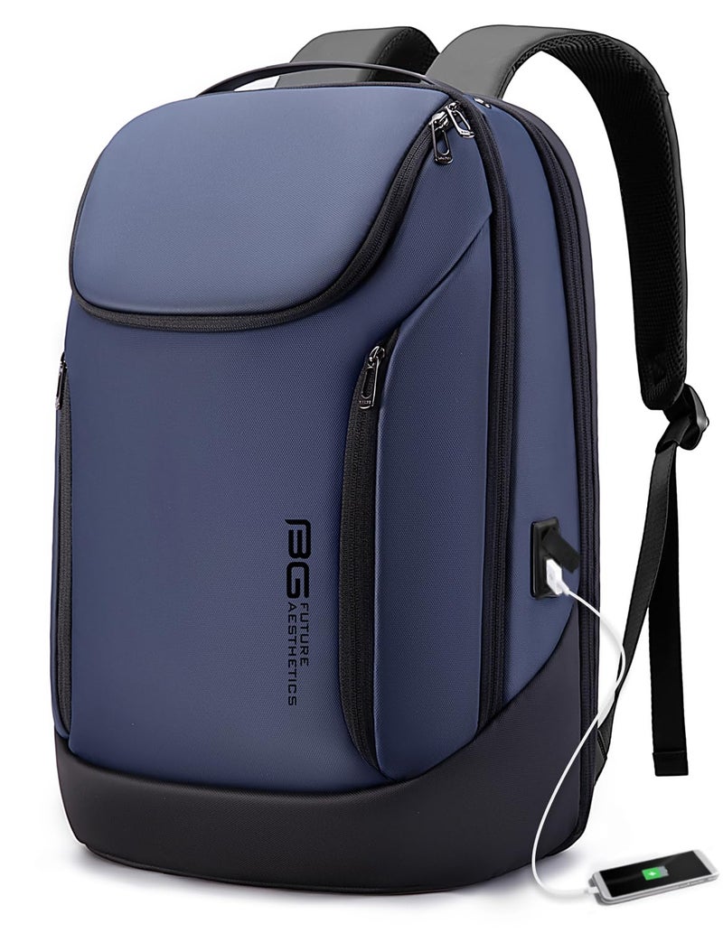BANGE Business Smart Backpack Waterproof fit 15.6 Inch Laptop Backpack with USB Charging Port,Travel Durable Backpack - Image 1