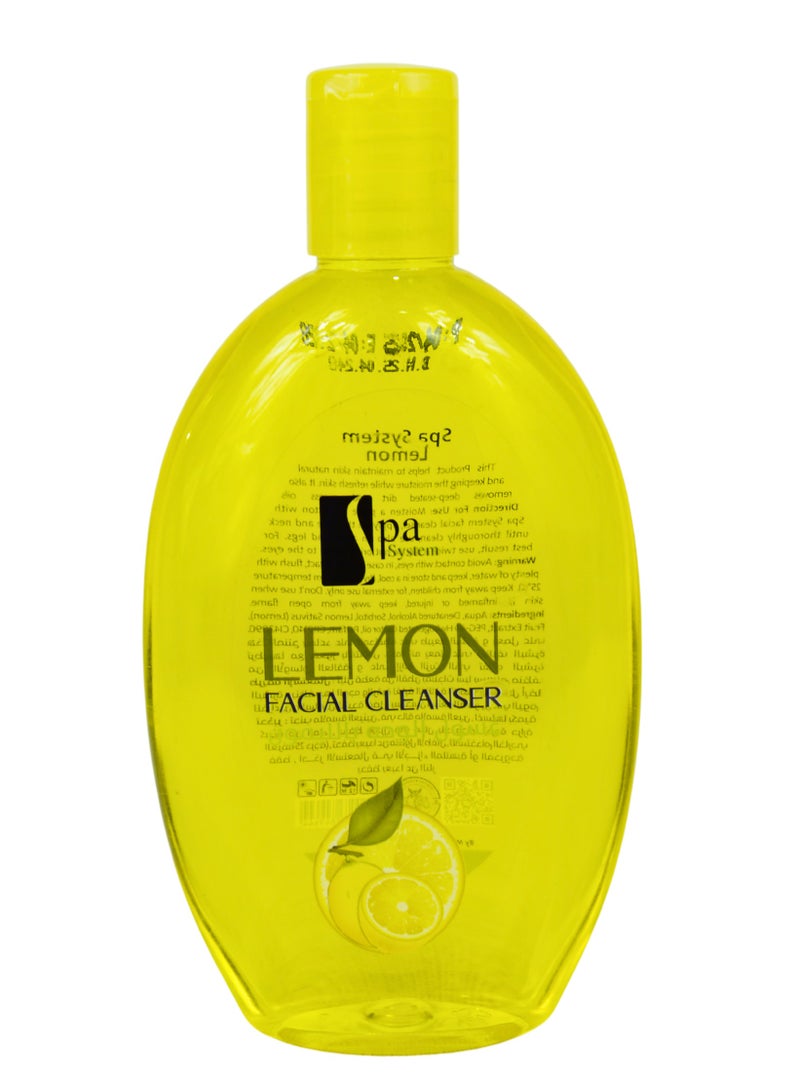 سبا سيستم غسول وجه بالليمون – تنظيف وانتعاش البشرة – 300 ملل