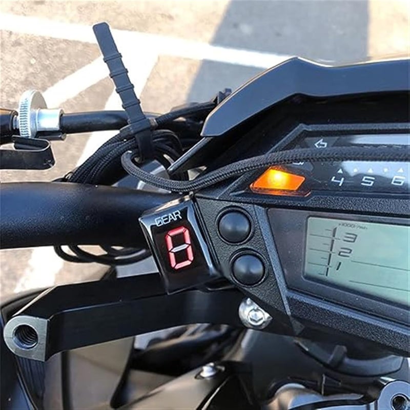Wivplex Motorcycle 6 Gear Indicator Speed Display Meter - Image 3