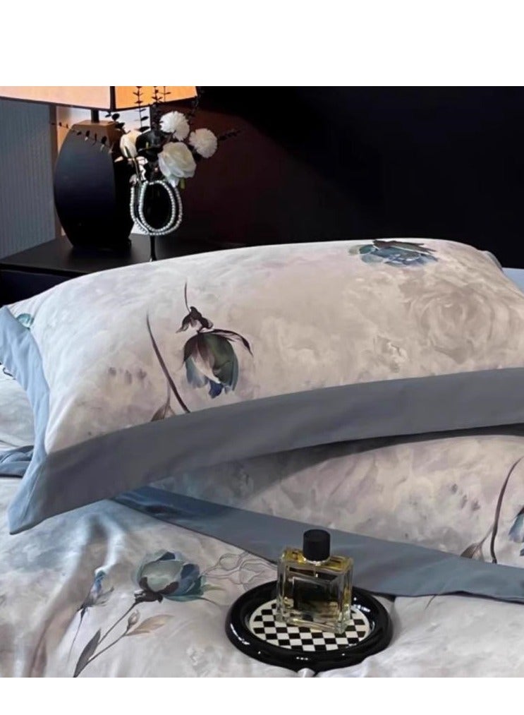 Bed Sheet Style — High End Pure Cotton Thick Printed Bedding Four Piece Set - Image 4