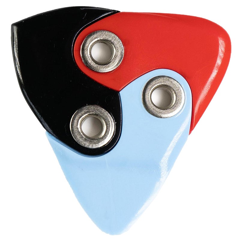 Black Mountain Asteroid Guitar Pick. The World's First Three-in-One, Multi-Material Pick For Acoustic Guitar, Electric Guitar, Bass, and More! Thin Gauge, Heavy Gauge Pick, All in One! - Image 1