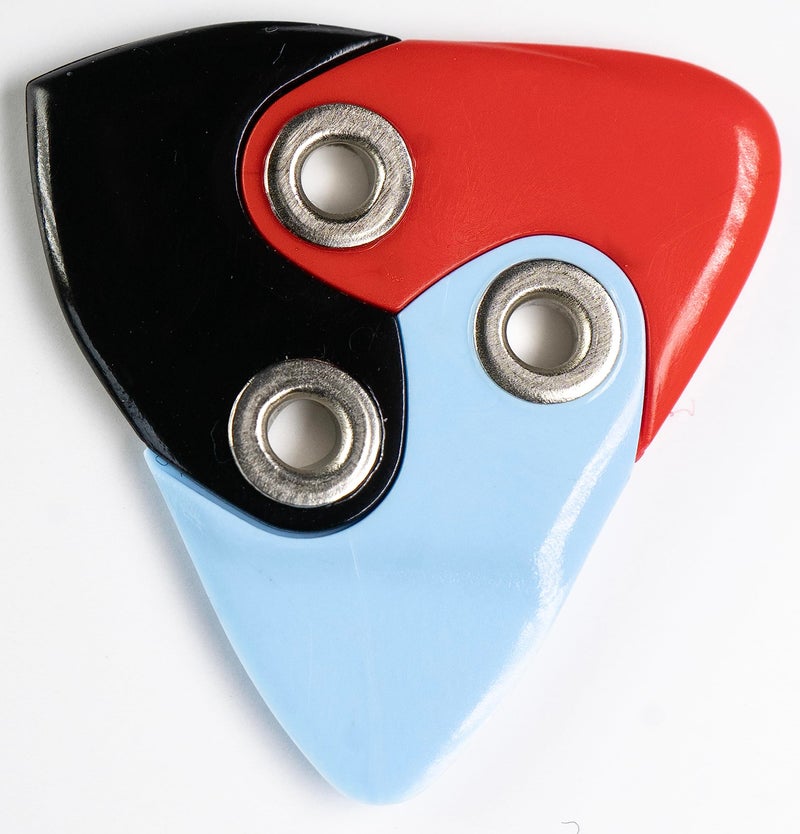 Black Mountain Asteroid Guitar Pick. The World's First Three-in-One, Multi-Material Pick For Acoustic Guitar, Electric Guitar, Bass, and More! Thin Gauge, Heavy Gauge Pick, All in One! - Image 5