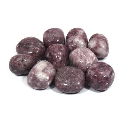 CrystalAge Lepidolite Tumble Stone (20-25mm) - Pack of 5 - Image 5