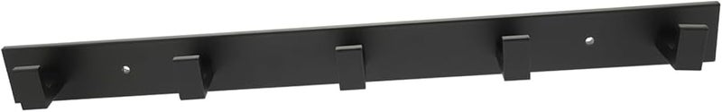 Self Adhesive Bathroom Wall Hooks No Damage Sticky Towel Coat Hooks Black 4 Pack - Image 1