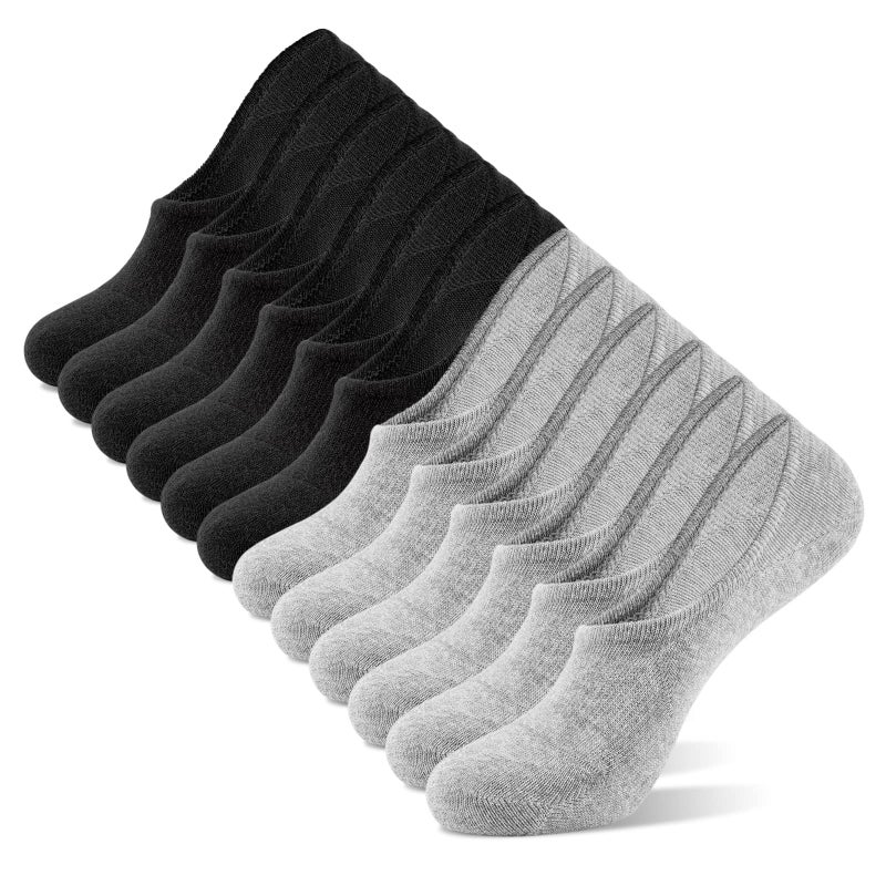 IDEGG No Show Socks Women & Men Low Cut Ankle Short Anti-slid Athletic Running Casual Invisible Liner Socks - Image 1