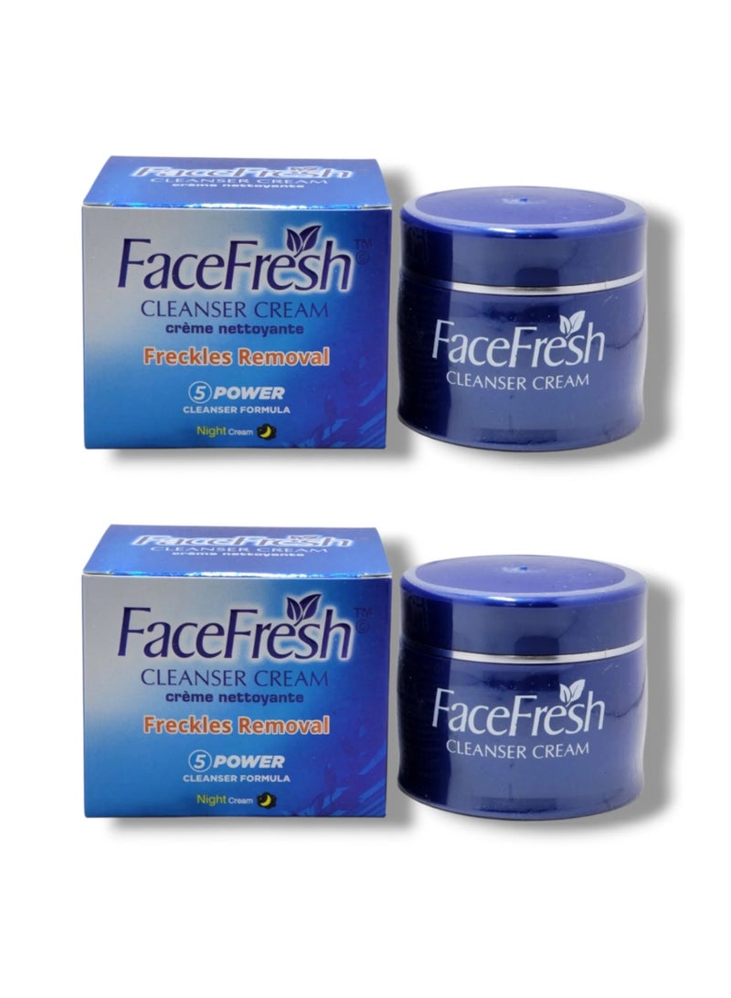 Face Fresh Cleanser Cream 30g – Deep Clean, Brighten & Refresh – Pack of 2 - Image 1