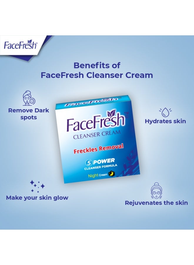 Face Fresh Cleanser Cream 30g – Deep Clean, Brighten & Refresh – Pack of 2 - Image 3