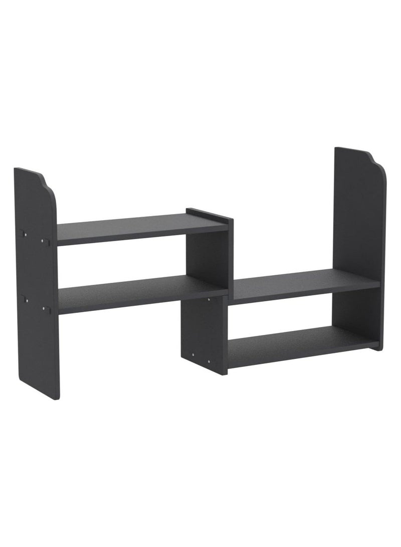 تي بي جي بي رفوف كتب صغيرة لتخزين سطح المكتب، رفوف مكتبية صغيرة لطيفة باللون الأبيض، منظمات متعددة الاستخدامات للنساء والأطفال - Image 2