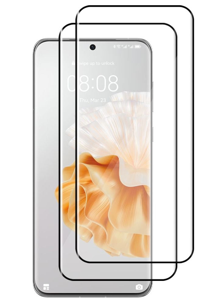 CATANES 2 Pack For Huawei P60 Pro Huawei P60 Screen Protector Tempered Glass Full Glue Back - Image 2