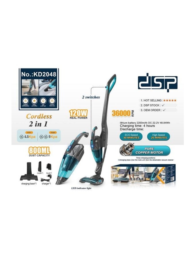 DSP KD2048 Detachable 2in1 Vacuum Cleaner - Image 1