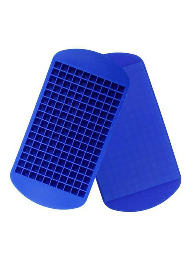 NIBEMINENT 2 Silicone Mini Ice Cube Trays 160 Molds Mania Multicolour - Image 1