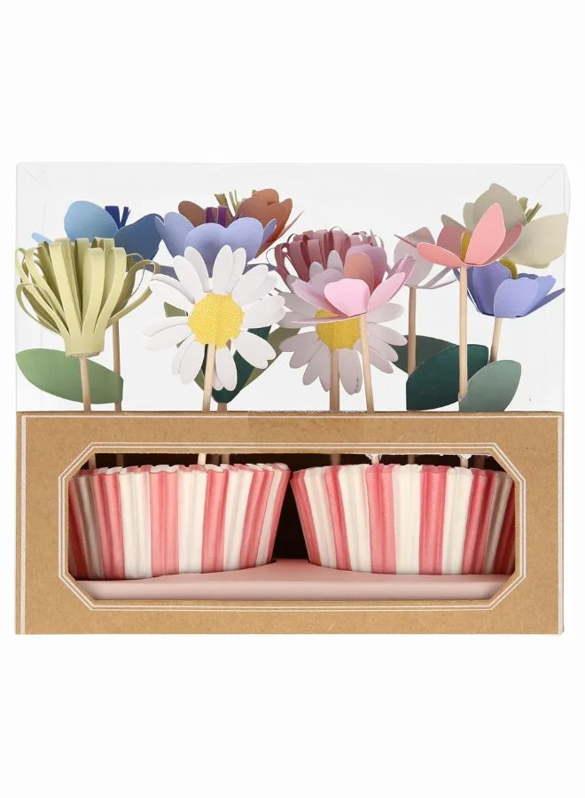 Meri Meri Flower Garden Cupcake Kit