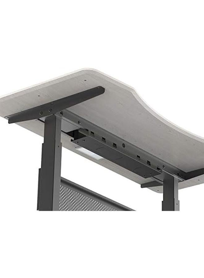 مونوبرايس منظم علبة الكابلات باللون الأسود تحت إدارة سلك المكتب، مثالي لطاولات الكمبيوتر في العمل، المنزل والمكتب، مجموعة مكاتب العمل - Image 4