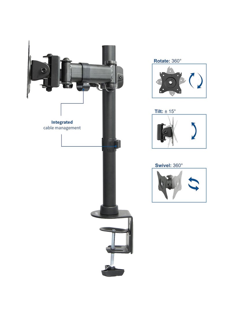 Cool Baby Dual Monitor Arms Fully Adjustable Desk Mount/Articulating Stand for 2 LCD LED Screens up to 27” - Image 1