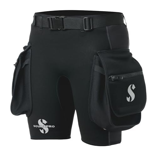 SCUBAPRO Hybrid Cargo Mens Scuba Diving Shorts 1mm XFoam Neoprene wLarge Pockets and Adjustable Belt 2XLarge - Image 1