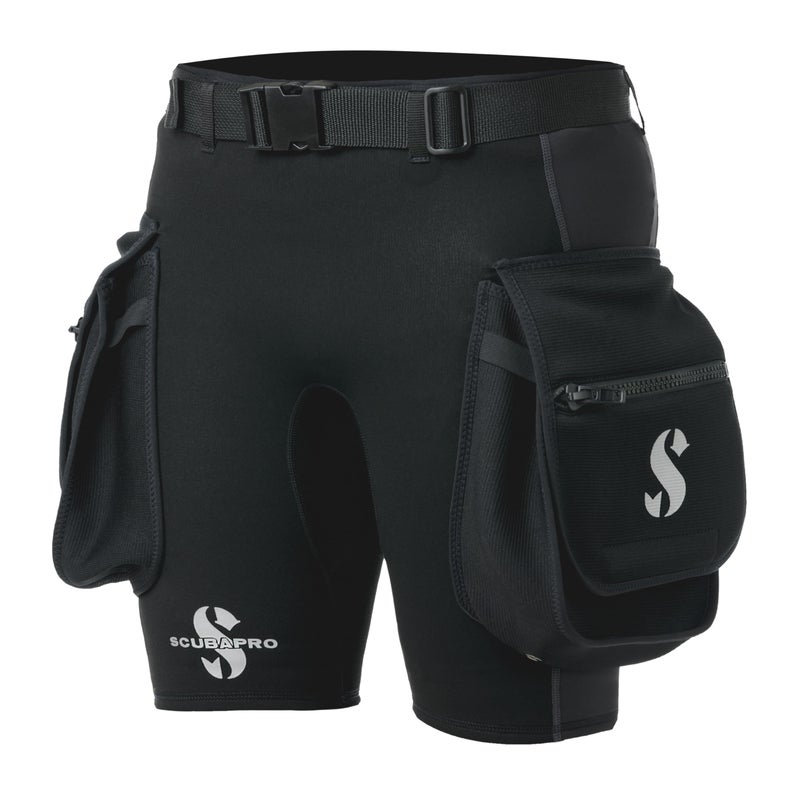 SCUBAPRO Hybrid Cargo Mens Scuba Diving Shorts 1mm XFoam Neoprene wLarge Pockets and Adjustable Belt 2XLarge - Image 2