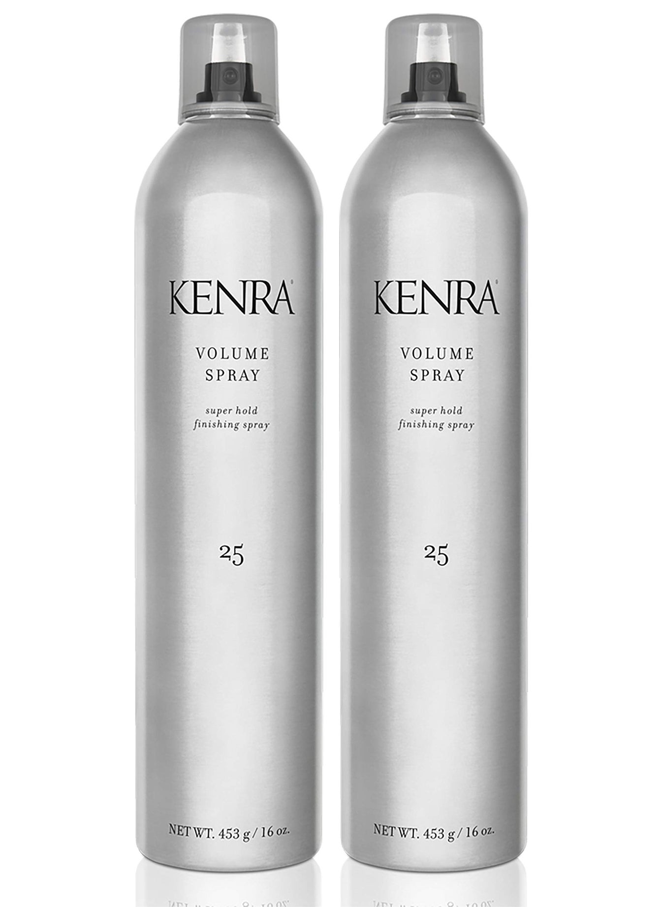 Kenra Professional Kenra Volume Spray 25 50% | Super Hold Finishing & Styling Hairspray | Flake-free & Fast-drying | Wind & Humidity Resistance | All Hair Types | 16 oz (2-Pack) 