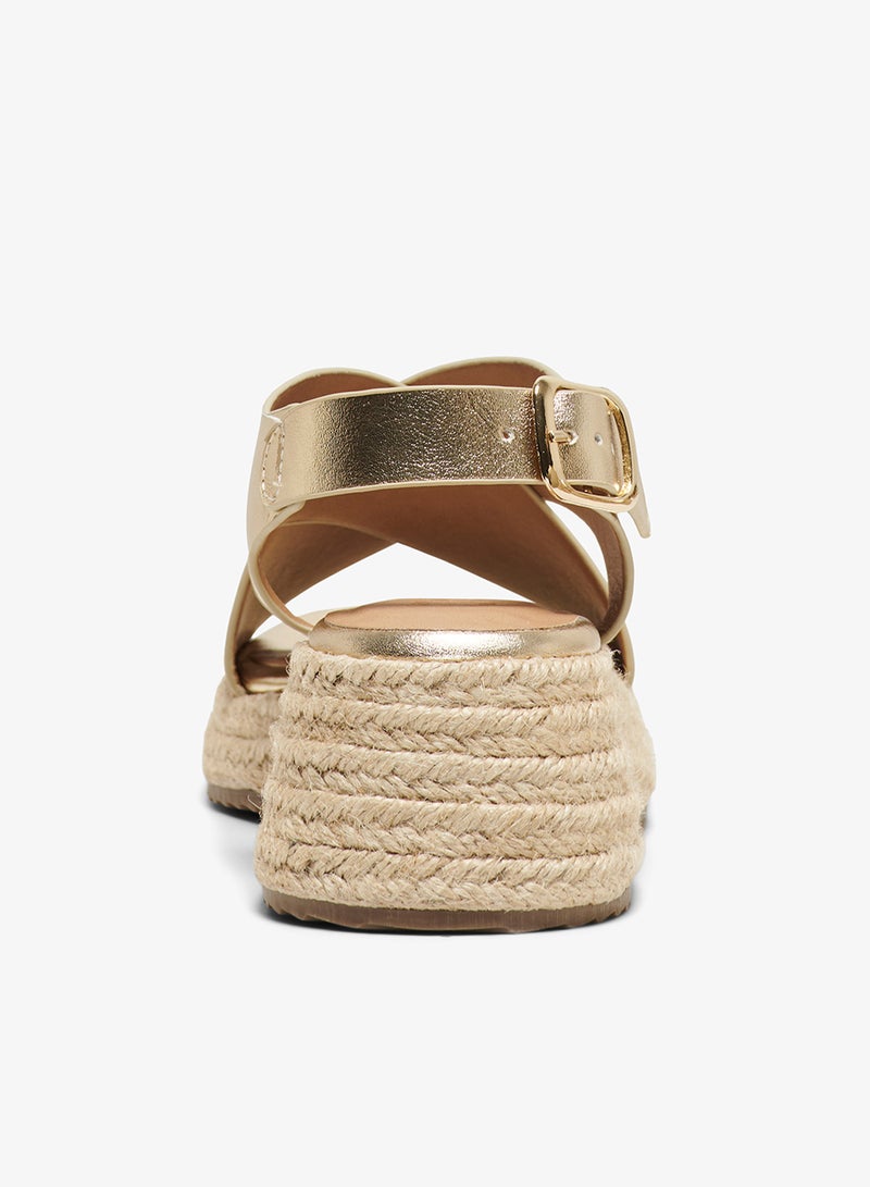 ONLY Casual Slingback Wedge Sandals - Image 3