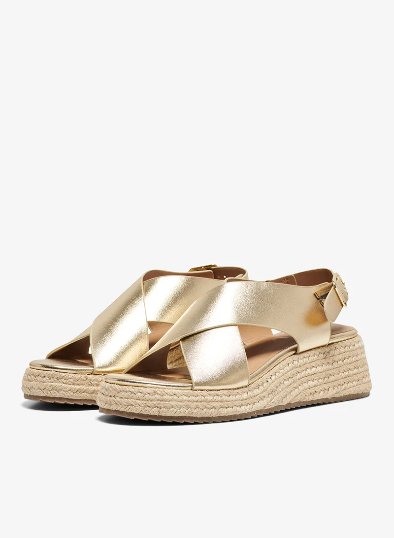 Only Casual Slingback Wedge Sandals