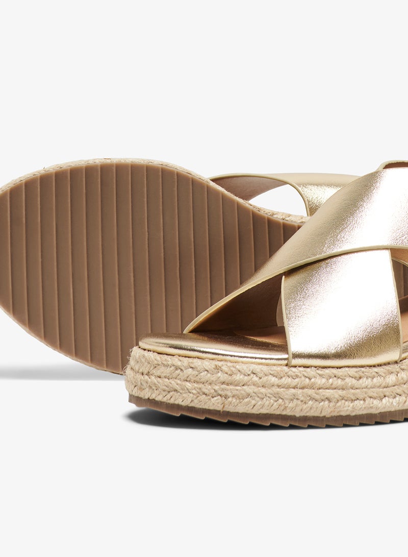 ONLY Casual Slingback Wedge Sandals - Image 4
